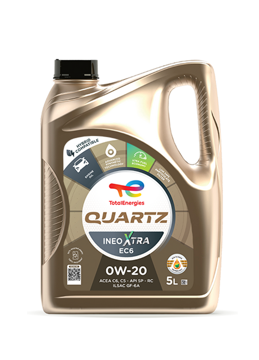 QUARTZ INEO XTRA EC6 0W20 – Advanced Synthetic Engine Oil (ACEA C6, API SP)