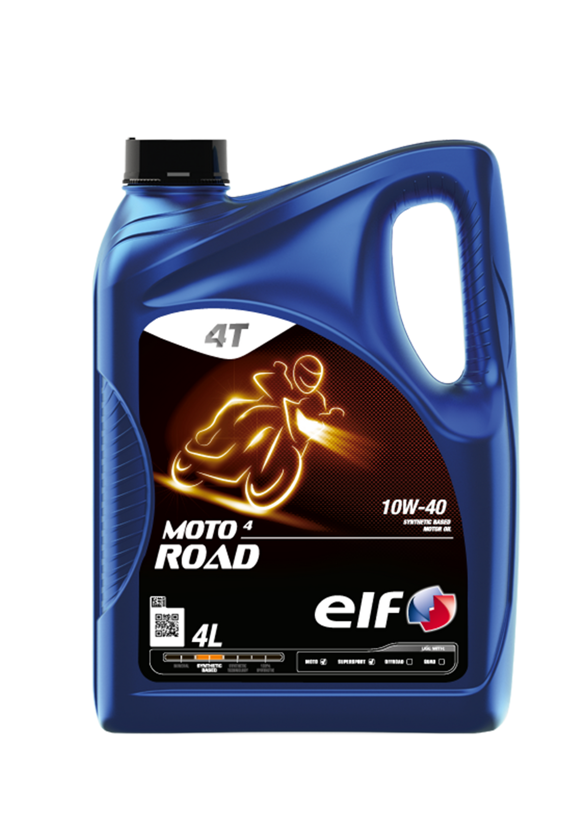 ELF MOTO ROAD 10W-40 | Synthetic Based 4-Stroke Oil | API SN ...