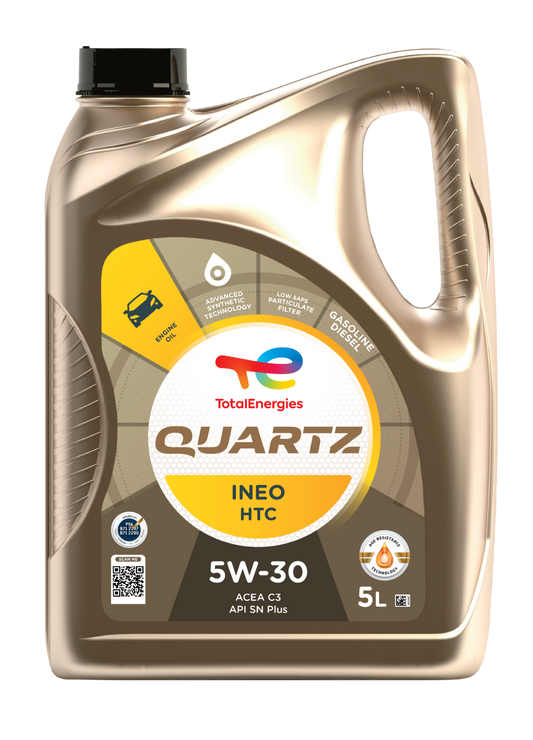 QUARTZ INEO HTC 5W30 – Synthetic Low SAPS Engine Oil (PSA B71 2297/2290)